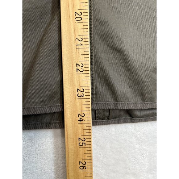 J. Crew Downtown Field Jacket Womens Small Waxed Cotton Army Green Full Zip - Picture 6 of 7